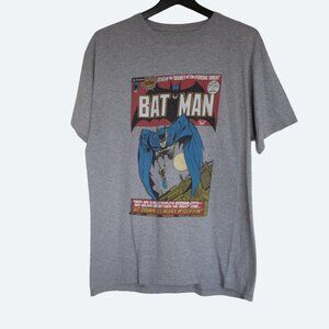 Batman grey DC comics Neal Adams cover print tshirt L